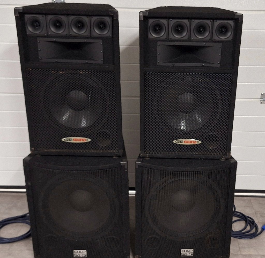 DJ-PA Luidsprekers boxen DAP-Pro, Muziek en Instrumenten, Versterkers | Keyboard, Monitor en PA, Gebruikt, P.A., Minder dan 500 watt