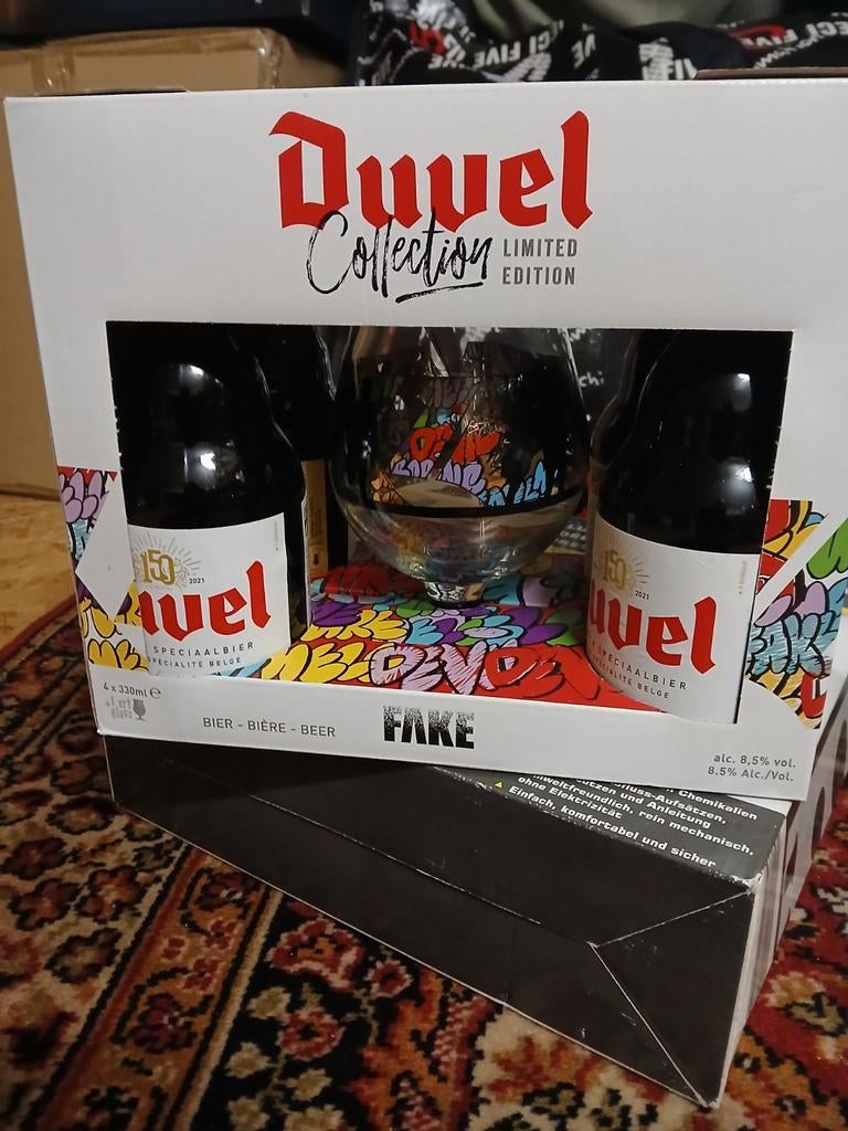 Duvel fake gold box, Ophalen, Duvel