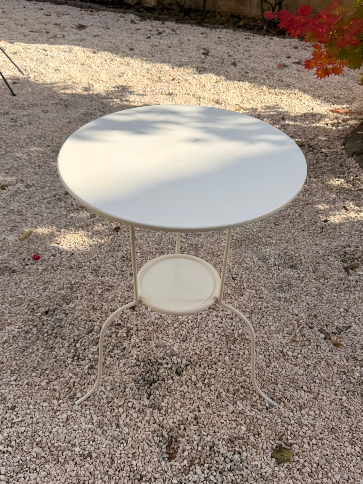 Ikea bijzettafel te koop, Ophalen, Minder dan 55 cm, Gebruikt, Metaal of Aluminium