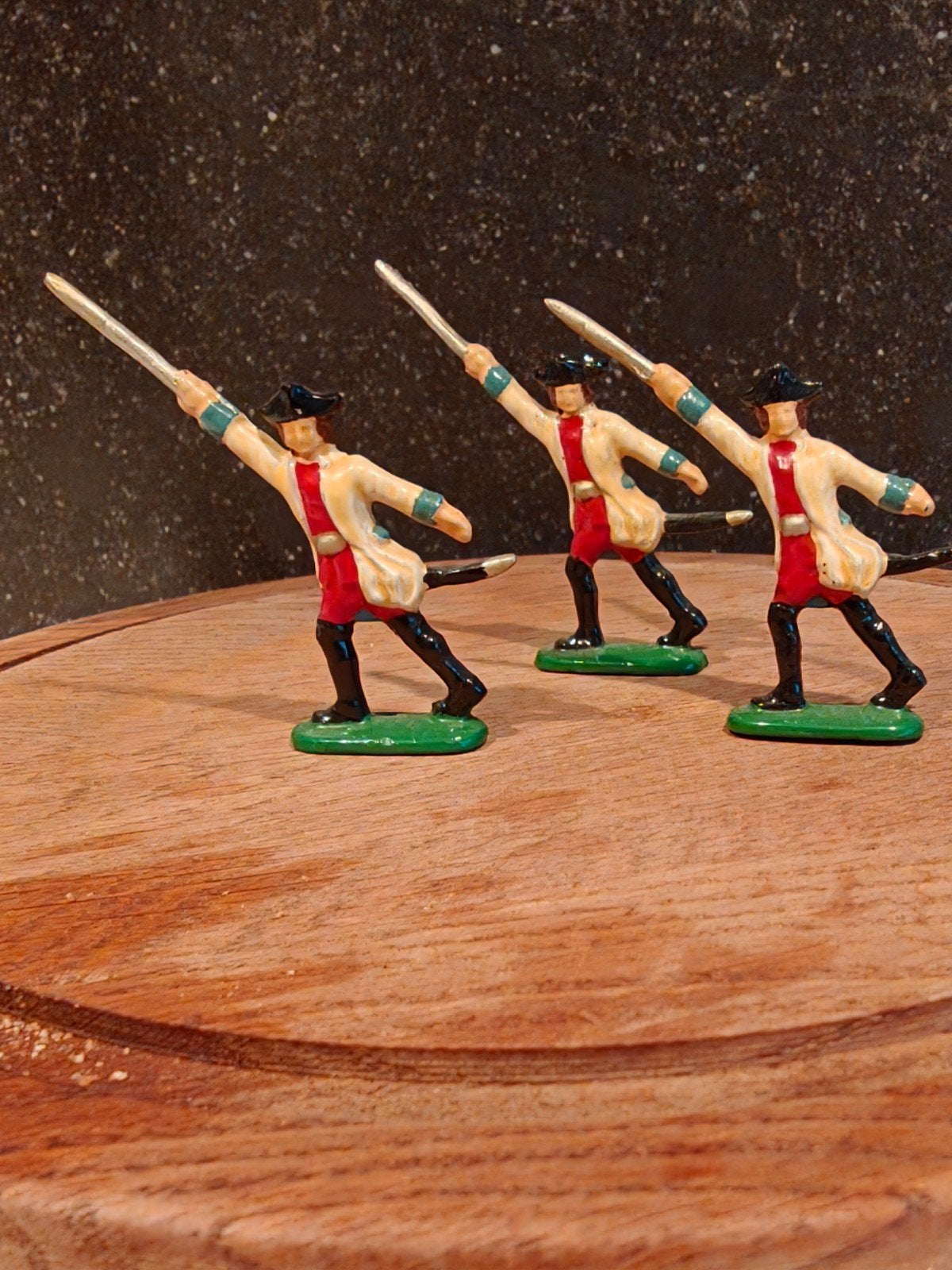 6 Antieke Handgeschilderde Soldaten - Prima Staat, Antiek en Kunst, Ophalen of Verzenden