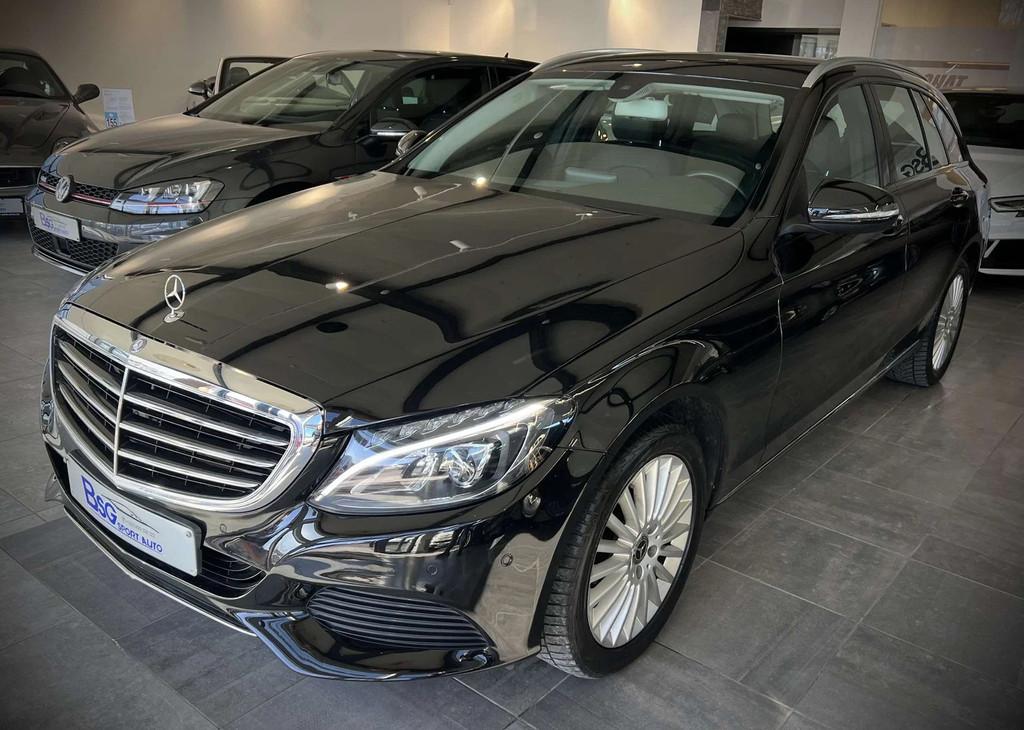 Mercedes-Benz C-CLASS 180 d *LED*XENON*CUIR*RADAR*GPS*CLIM*T, Auto's, Gebruikt, 4 cilinders, 116 pk, Zwart