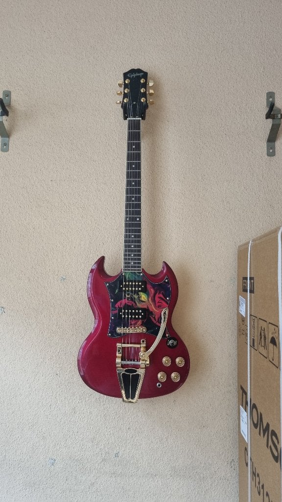 Sg epihpone customisée, Ophalen, Zo goed als nieuw, Solid body, Epiphone