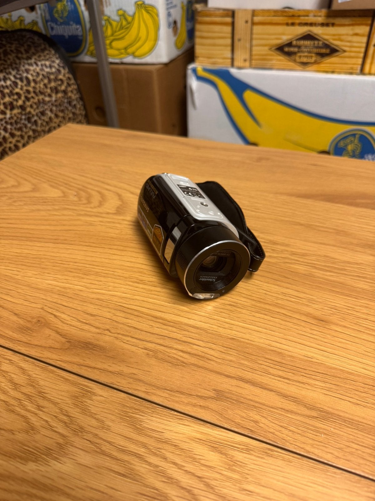 Caméscope Samsung Full HD 1080p-Objectif Schneider-Kreuznach, Ophalen, Full HD, Zo goed als nieuw, Samsung