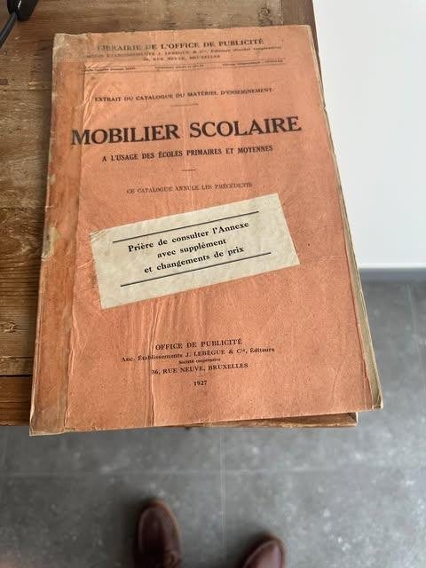 mobilier scolaire 1927 librairie de l'office de publicité, Enlèvement ou Envoi, Utilisé, Livre, Autres types