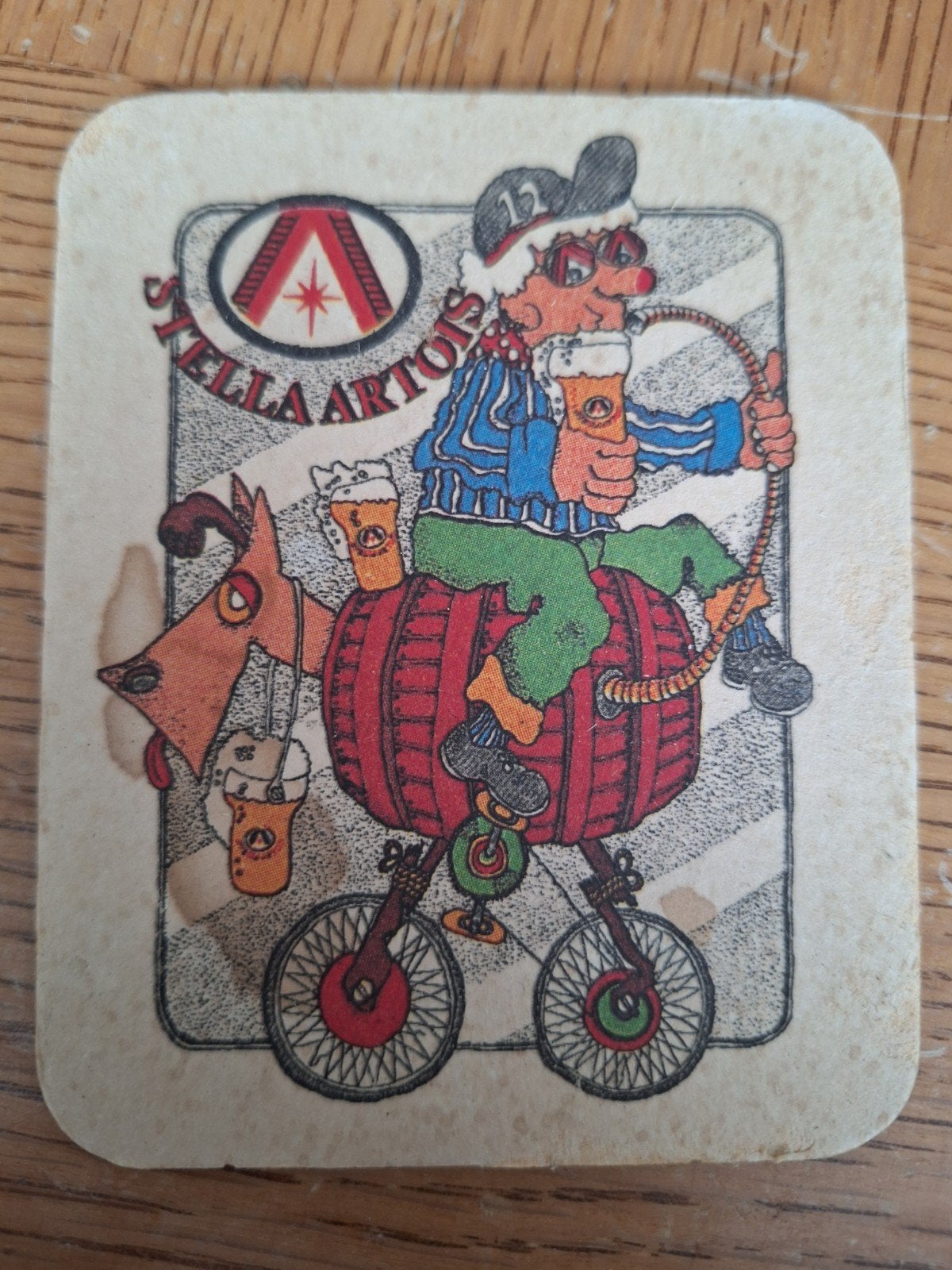 oud bierviltje brouwerij AB Inbev Stella Artois bier Leuven, Verzamelen, Ophalen of Verzenden