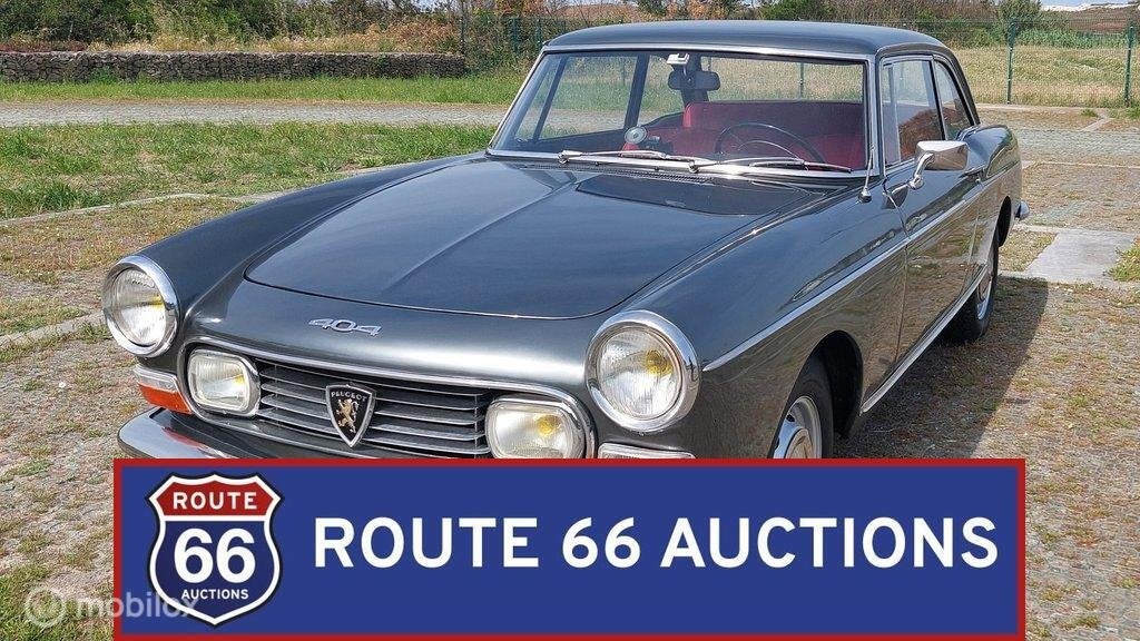Peugeot 404 Coupe | 1967 | Route 66 Auctions, Achat, Entreprise, Boîte manuelle, Autre carrosserie