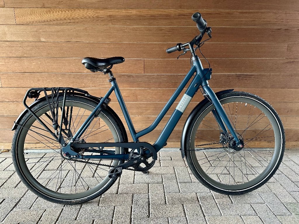 Gazelle Esprit T7 met riemaandrijving in zeer goede staat, Ophalen, Schijfrem, Gazelle, 53 tot 56 cm