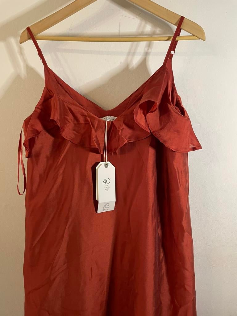 Robe longue taille 40 rouge, Enlèvement, Comme neuf