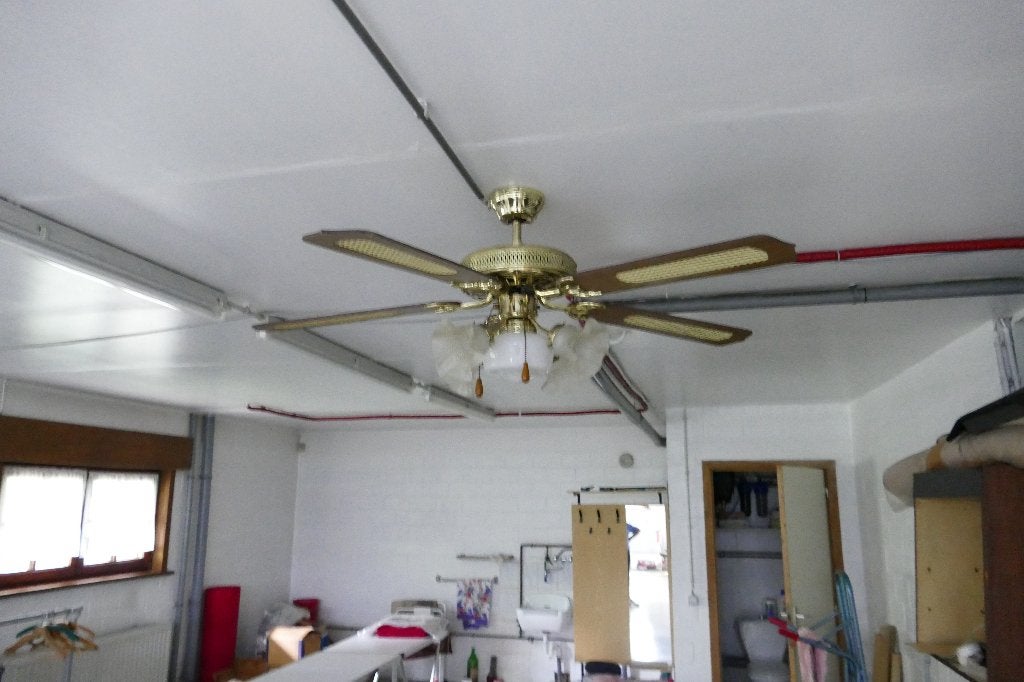 Grote plafond ventilator met verlichting, Ophalen, Gebruikt, Plafondventilator