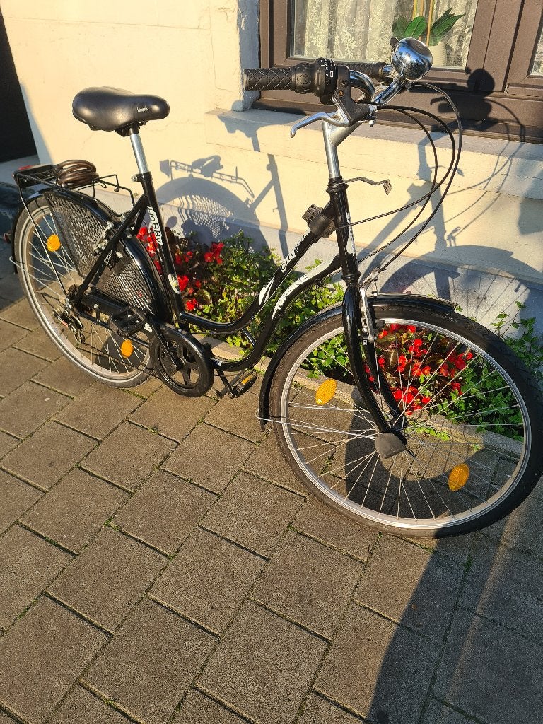 Fiets, Fietsen en Brommers, Fietsen | Dames | Damesfietsen, Gebruikt, 50 tot 53 cm, Schijfrem, Ophalen
