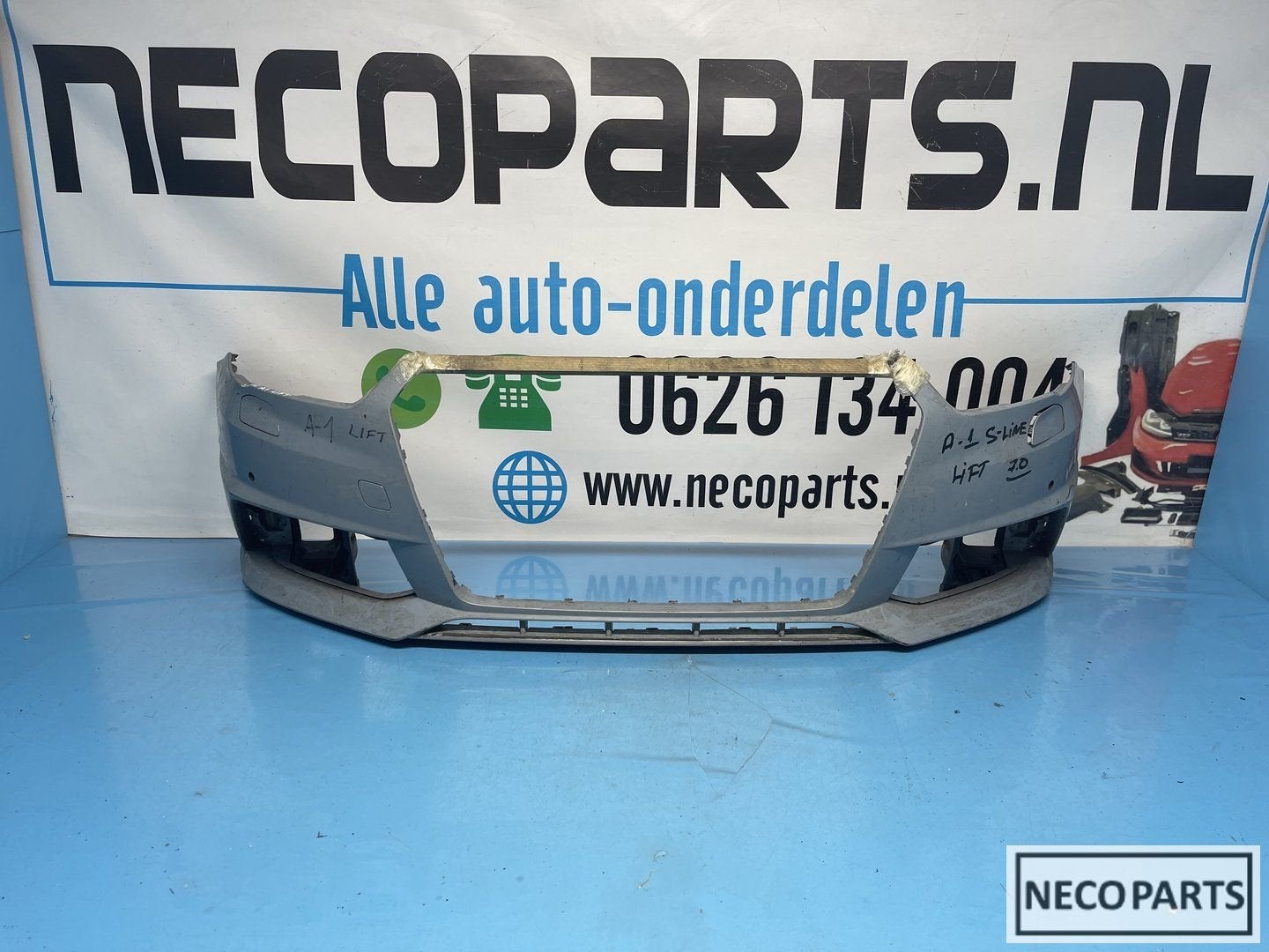 VOORBUMPER AUDI A1 8X S-LINE FACELIFT BUMPER ORIGINEEL!!!, -, Audi, Utilisé, -