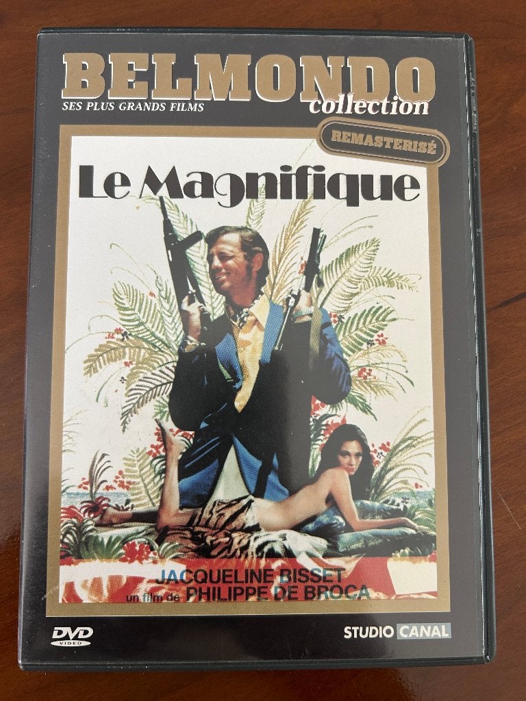Le magnifique - DVD - Belmondo, Bisset, Lefebvre, Enlèvement, Comme neuf, Anglais, Anglais