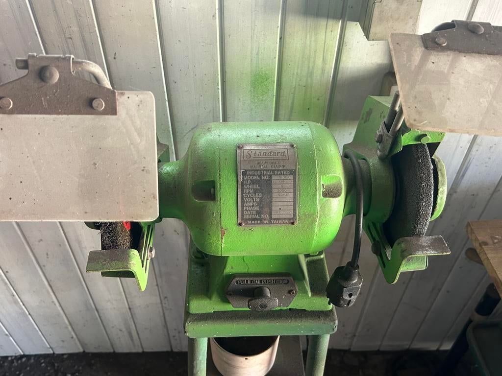 Slijp/schuur machine, Ophalen, Gebruikt