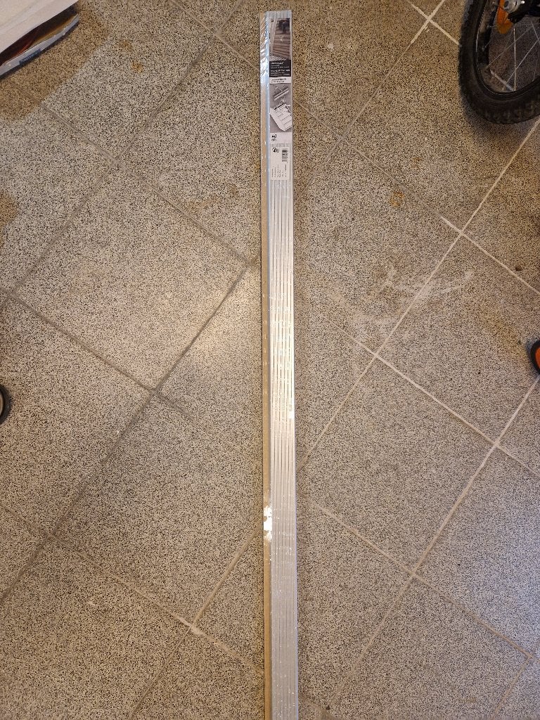 Profilé de finition d'escalier, décor chêne beige, 100 tot 150 cm, Eiken, Ophalen of Verzenden, Lijsten