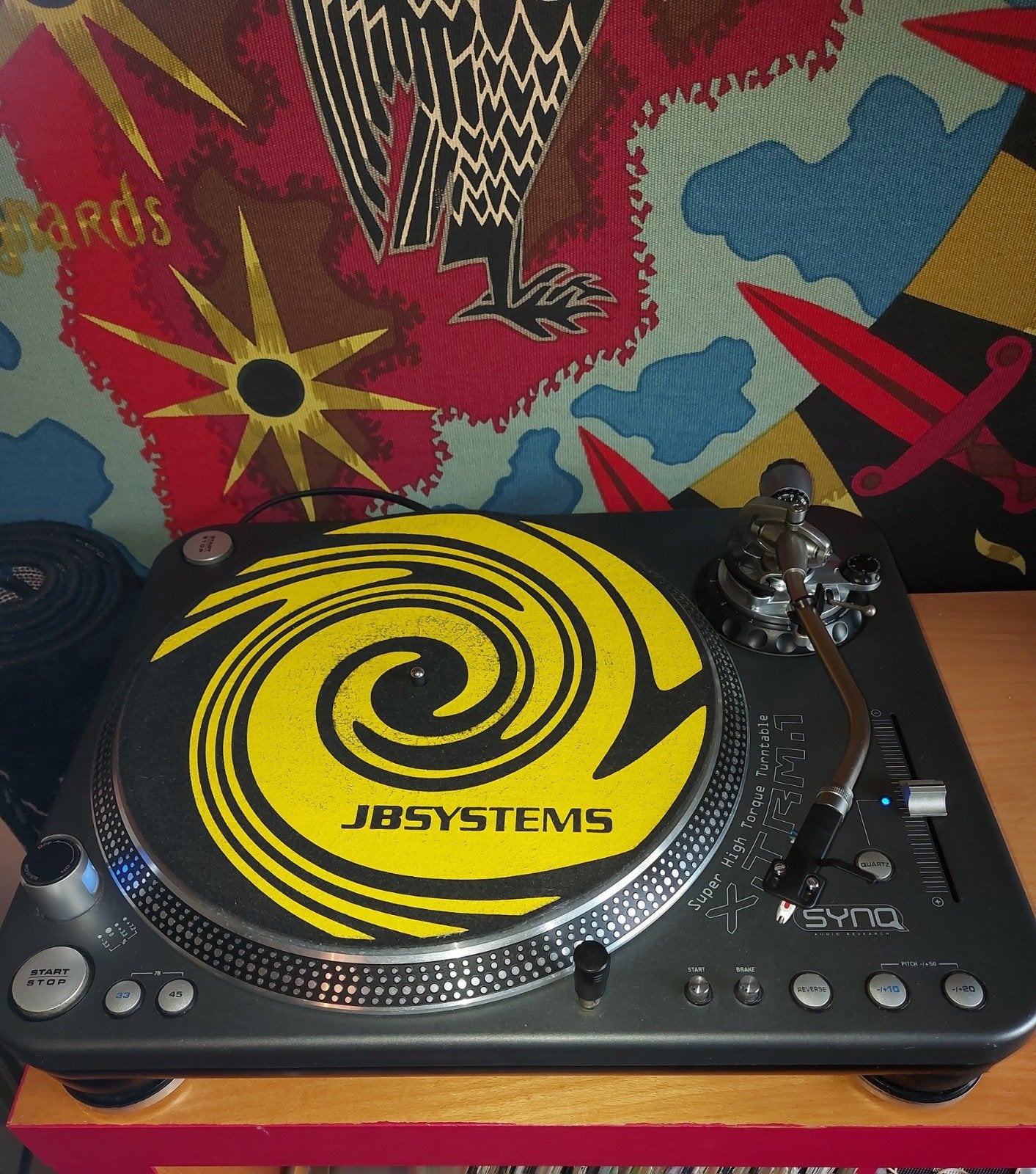 Platine Synq xtrm-1 complète avec !, Ophalen, Zo goed als nieuw, Platenspeler, Pitch-regelaar