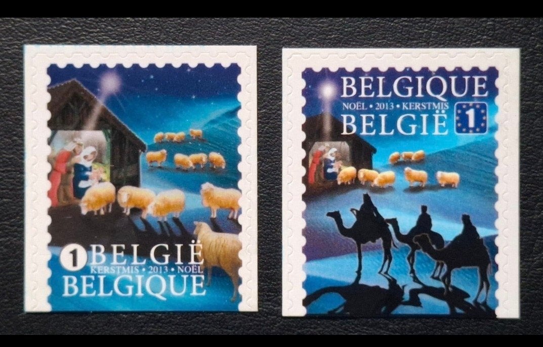 België: OBP 4381/82 ** Kerstzegels 2013., Postzegels en Munten, Postzegels | Europa | België, Kerst, Frankeerzegel, Ophalen of Verzenden