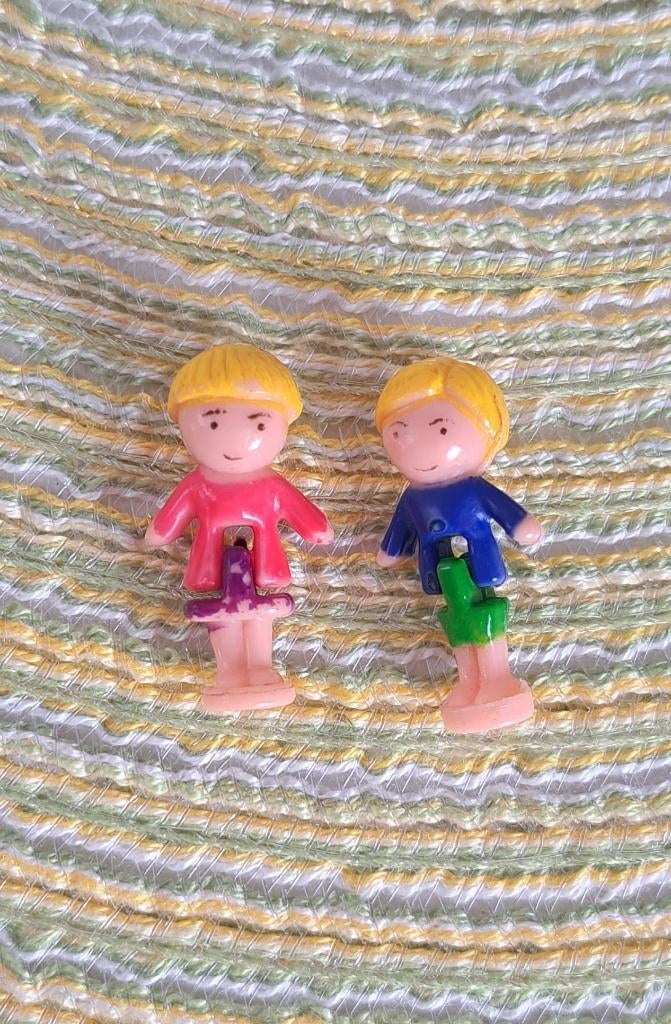 Polly Pocket - set van 2 figuurtjes, Verzamelen, Poppetjes en Figuurtjes, Gebruikt, Ophalen of Verzenden