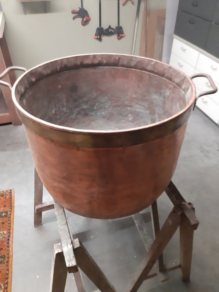 Koperen ketel, Antiek en Kunst, Antiek | Brons en Koper, Ophalen, Koper
