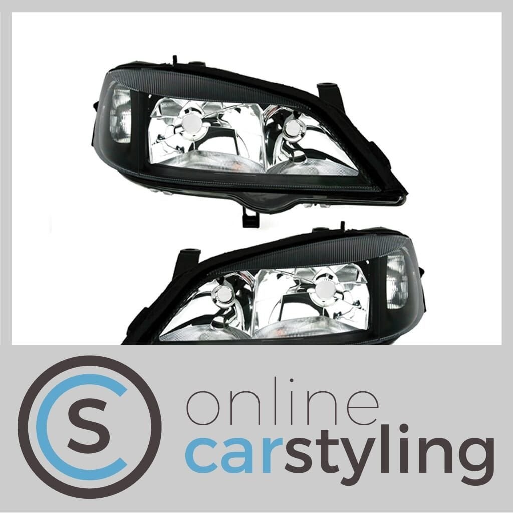 # Zwarte heldere Koplampen Opel Astra G #, Neuf, -, Opel, -