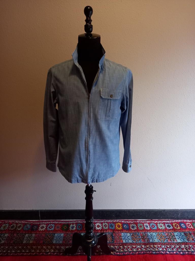 NORTH FACE jeanshemd met rits, Kleding | Heren, Overhemden, Ophalen of Verzenden
