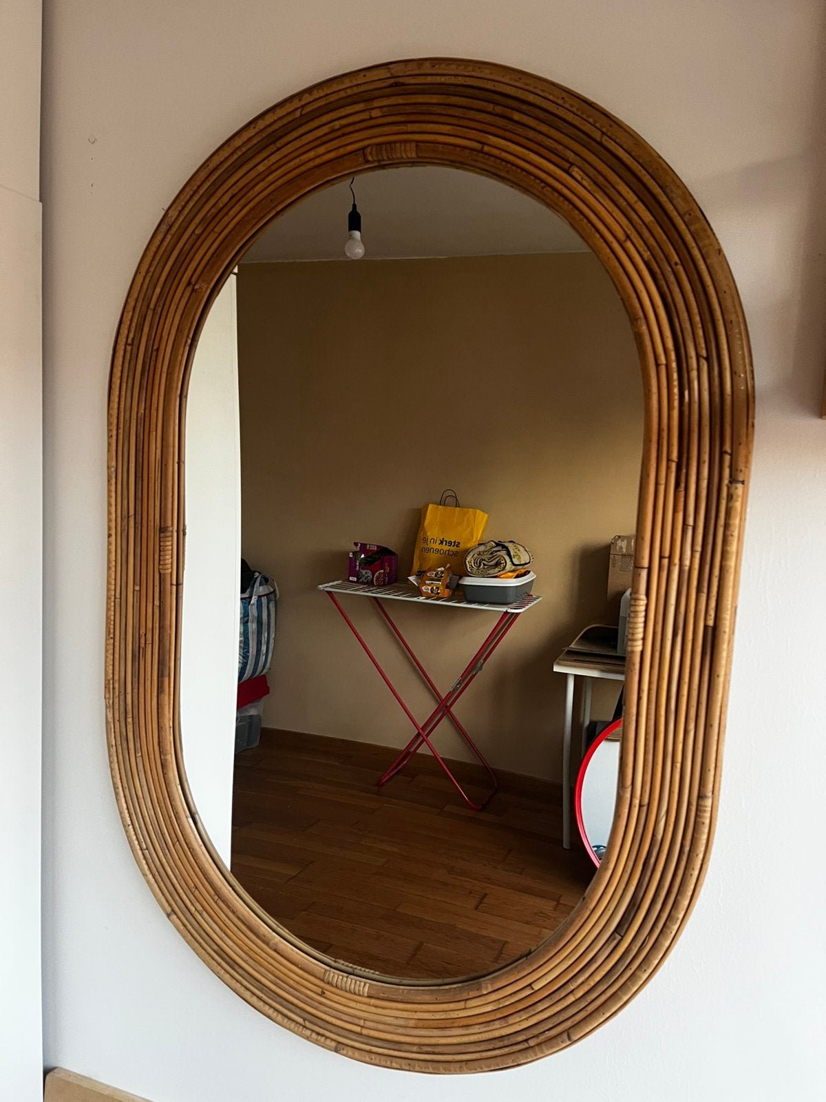 Grote spiegel, Huis en Inrichting, Woonaccessoires | Spiegels, Ophalen, Zo goed als nieuw