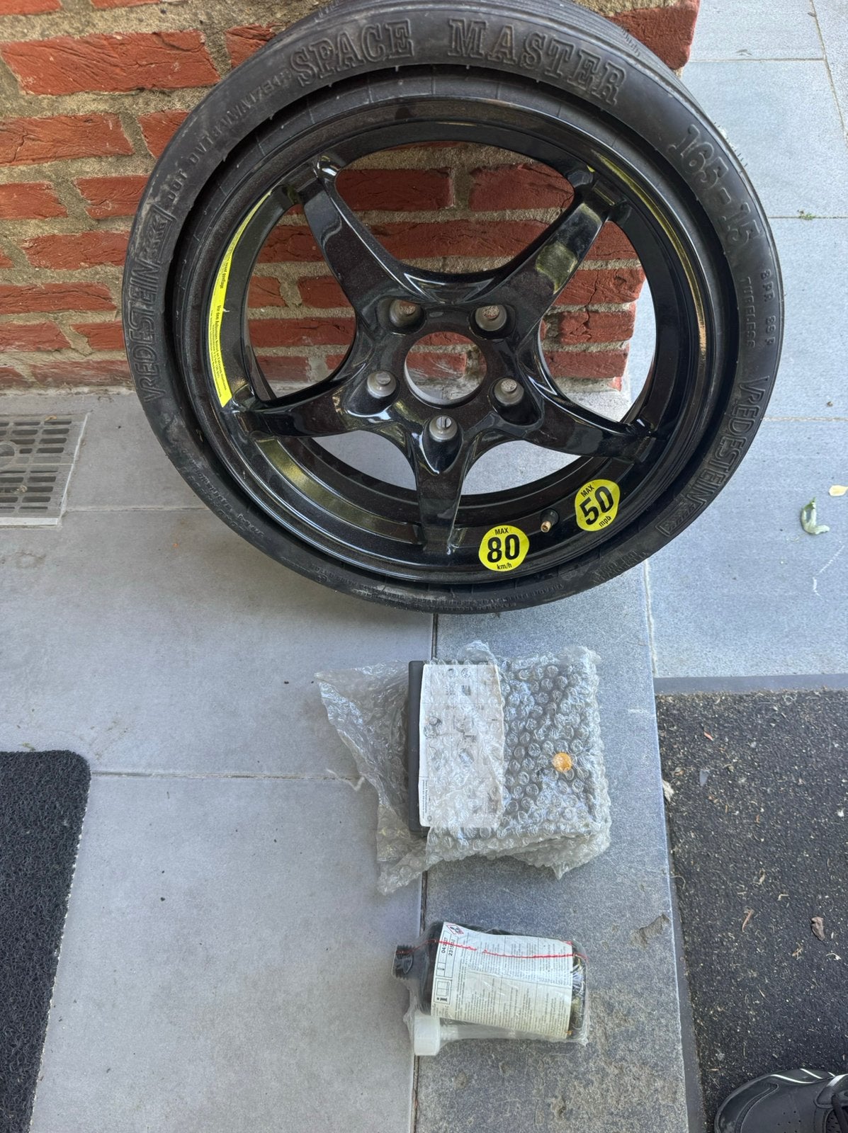Mercedes reservewiel origineel / thuiskomer 5x112, Auto-onderdelen, Banden en Velgen, Ophalen