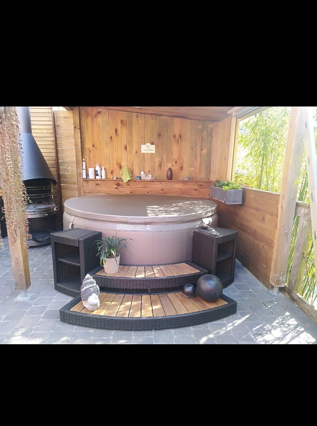Jaccuzi softub 6 zitplaatsen, Ophalen, Zo goed als nieuw, Filter, Vast