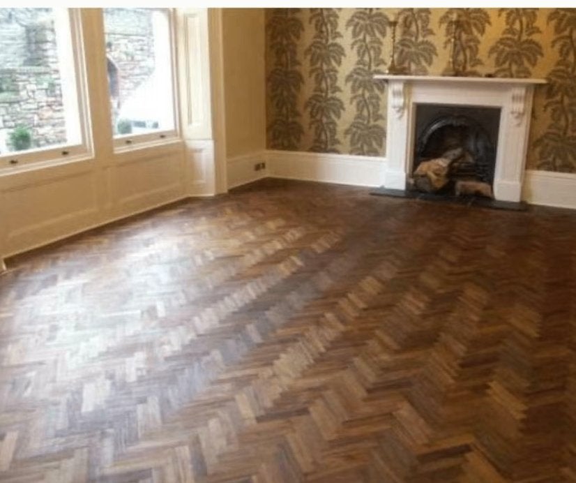 Tapis de sol en bois massif. En Herringbone ou en Strips., Enlèvement