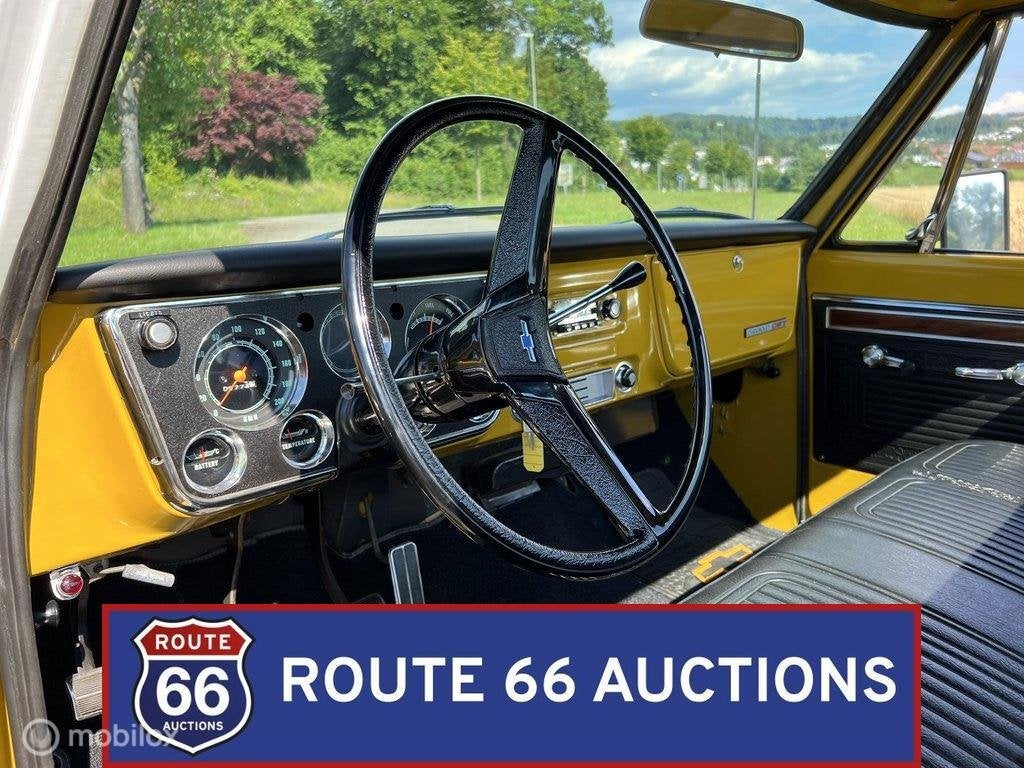 Chevrolet C10 | 1970 | Route 66 Auctions, Chevrolet, Zwart, Bedrijf, Handgeschakeld