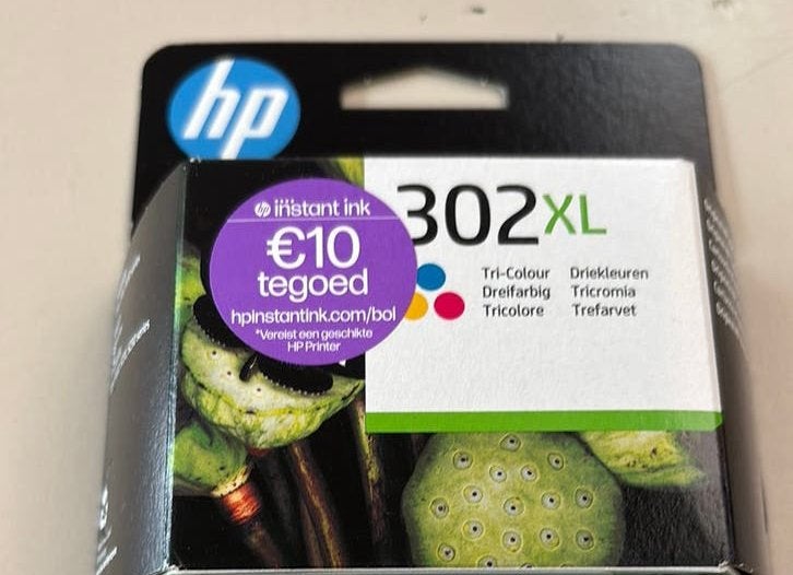 HP cartridge 302XL kleur, Computers en Software, Ophalen of Verzenden, Nieuw, Cartridge