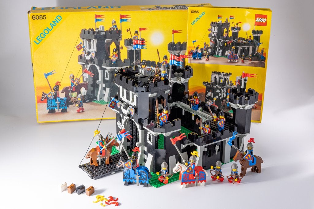 LEGO 6085 Black Monarch's Castle (1988) - compleet, Kinderen en Baby's, Speelgoed | Duplo en Lego, Gebruikt, Lego, Complete set