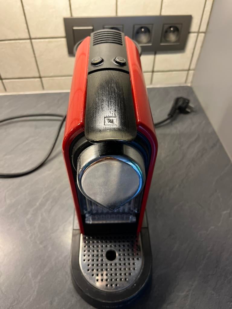 Krups nespresso CitiZ apparaat, Gebruikt, Koffiemachine, Ophalen of Verzenden, 1 kopje