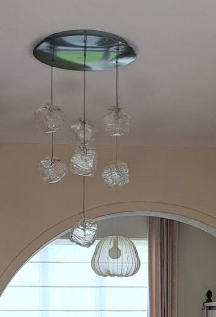 lustre, Maison & Meubles, Enlèvement, Utilisé, Verre, Modern