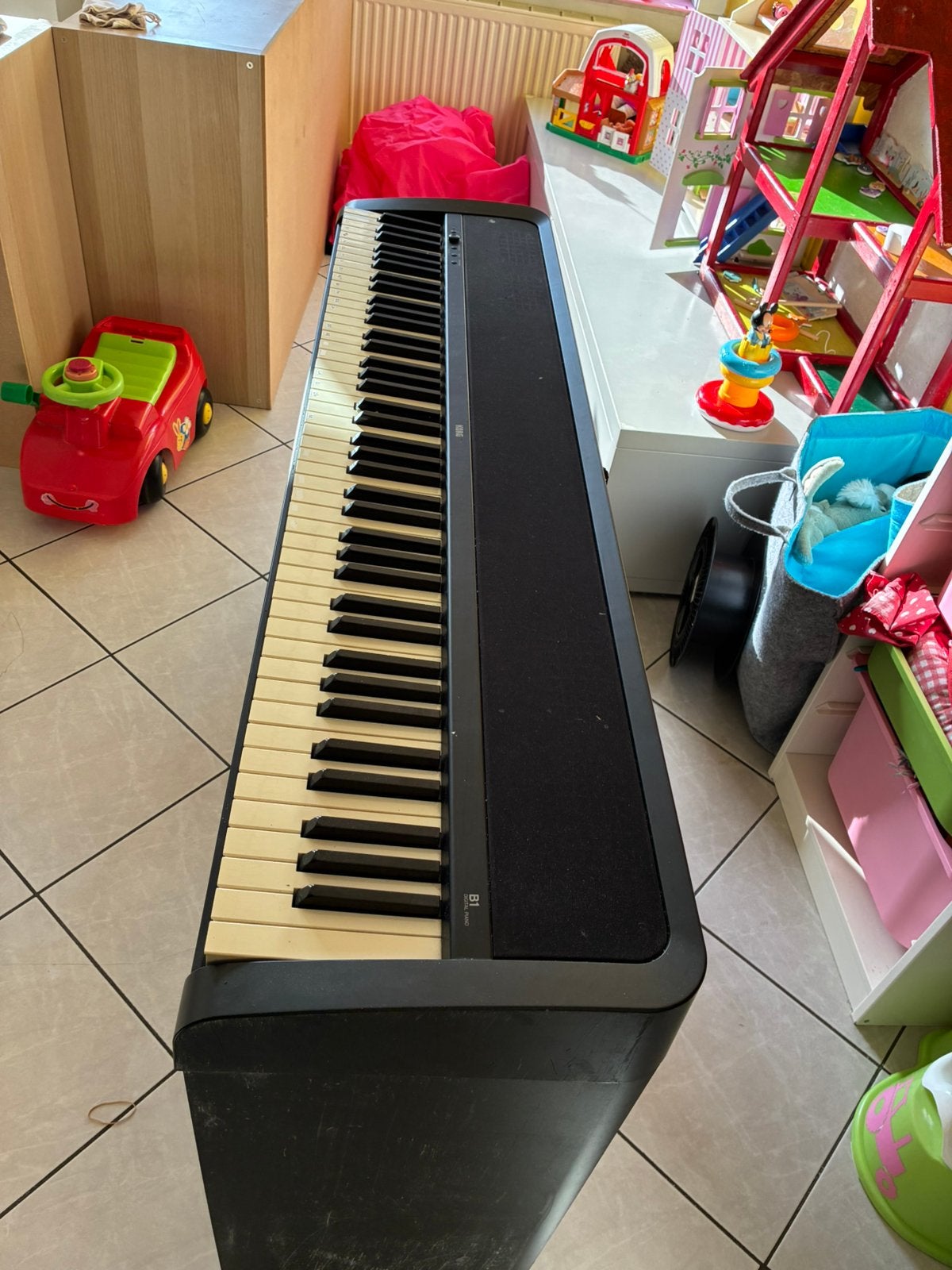 Korg b1 figitale piano, Ophalen, Gebruikt, Zwart, Digitaal