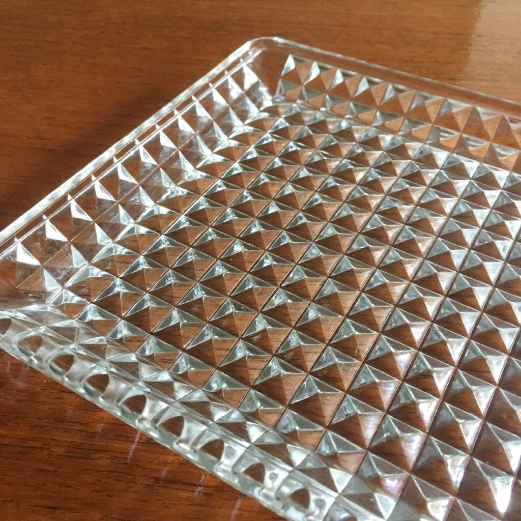 vintage koekjes schaal, Ophalen of Verzenden, Glas, Schaal