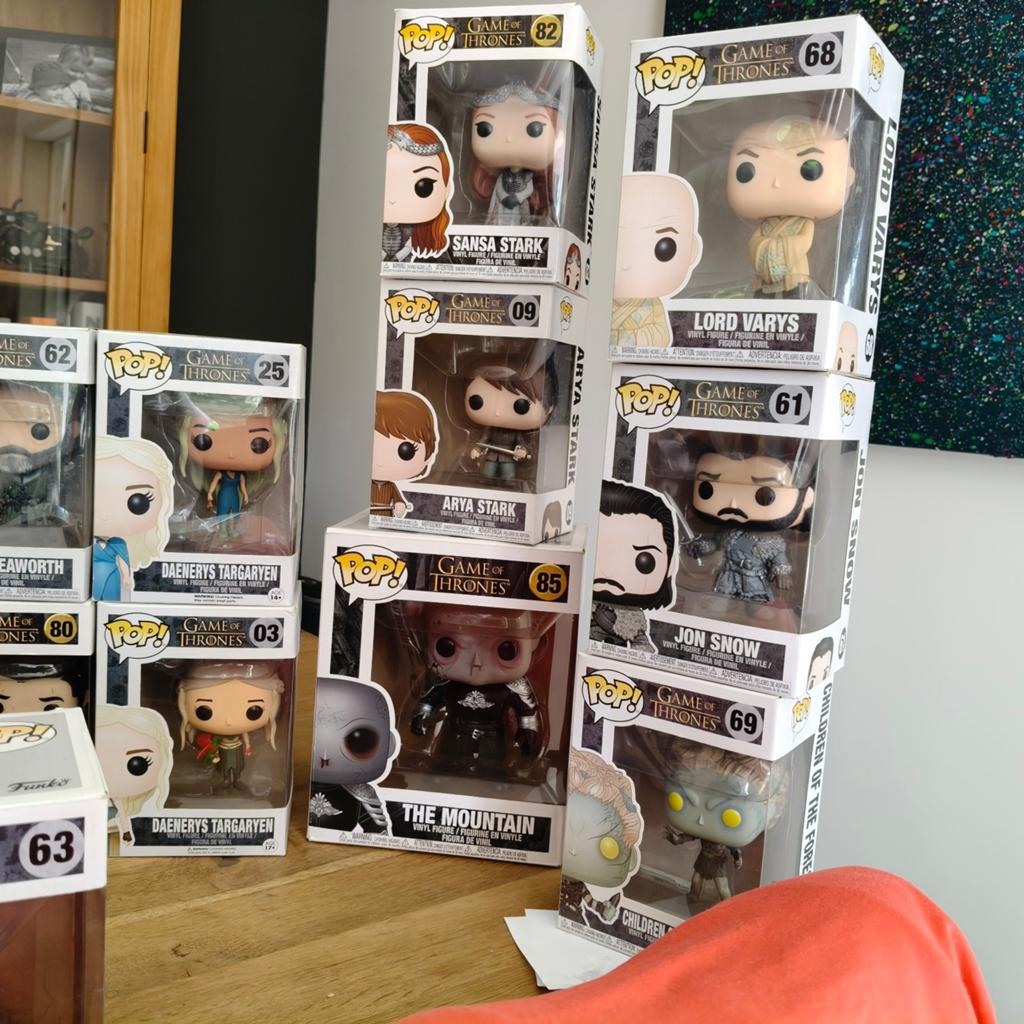 Funko pop game of Thrones verzameling, Verzamelen, Overige Verzamelen, Ophalen of Verzenden, Zo goed als nieuw