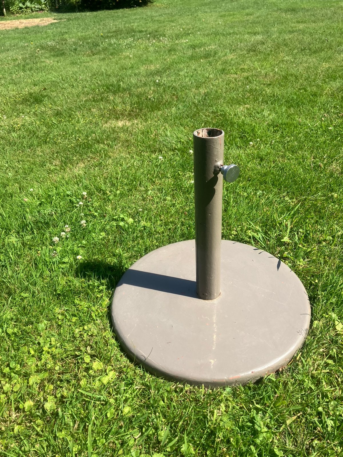Parasolvoet., Tuin en Terras, Parasols, Ophalen, Gebruikt, Parasolvoet
