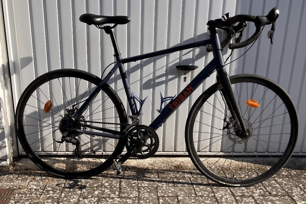 Koersfiets, Fietsen en Brommers, Minder dan 10 versnellingen, Gebruikt, 61 tot 65 cm, Schijfrem