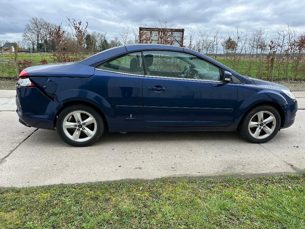 Ford Focus CC Cabrio 1.6i Viva (2011) | 1e Eig. | 76k km, Auto's, Stof, Cabriolet, Blauw, Bruin