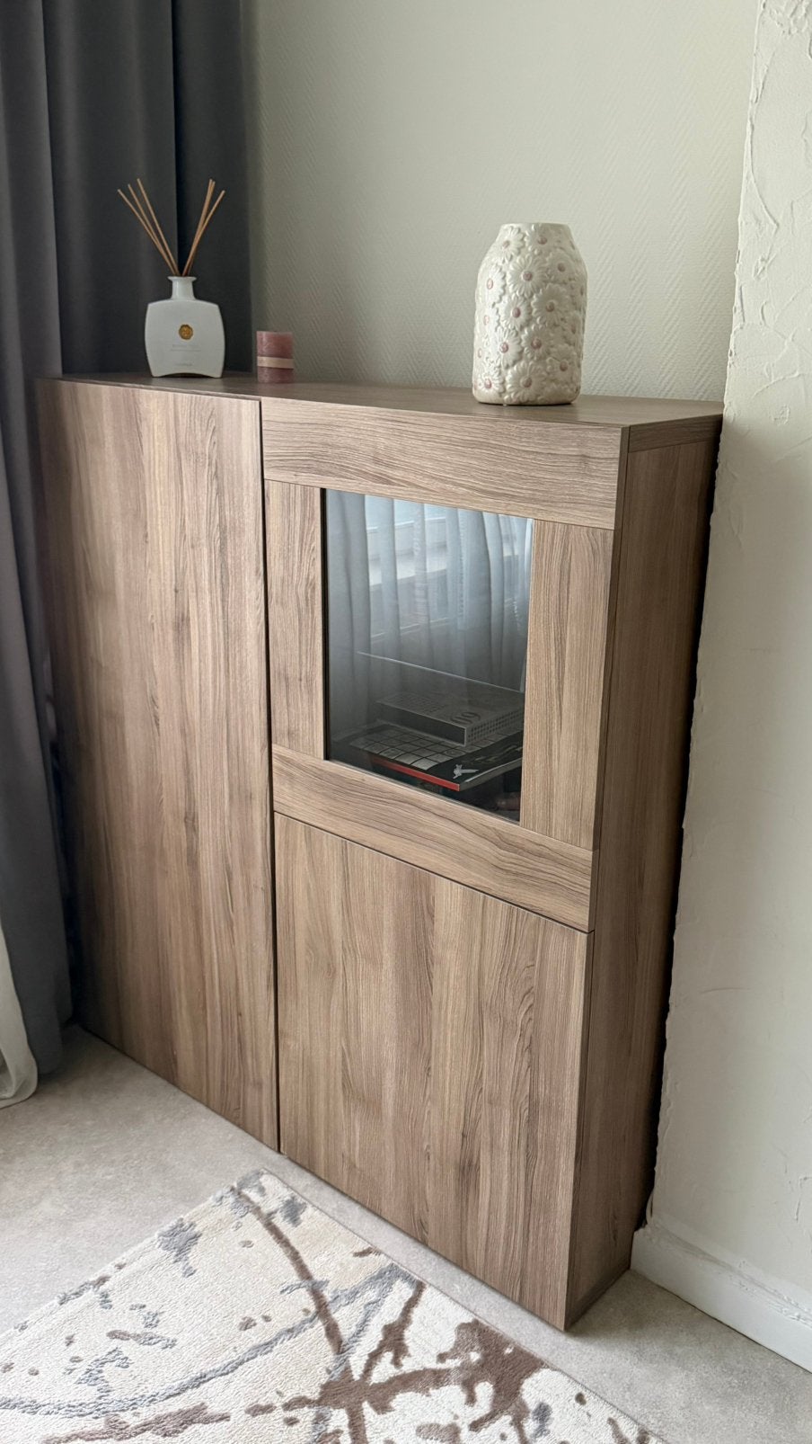 dressoirkast / boekenkast, Huis en Inrichting, Ophalen, 100 tot 150 cm, Zo goed als nieuw, 25 tot 50 cm