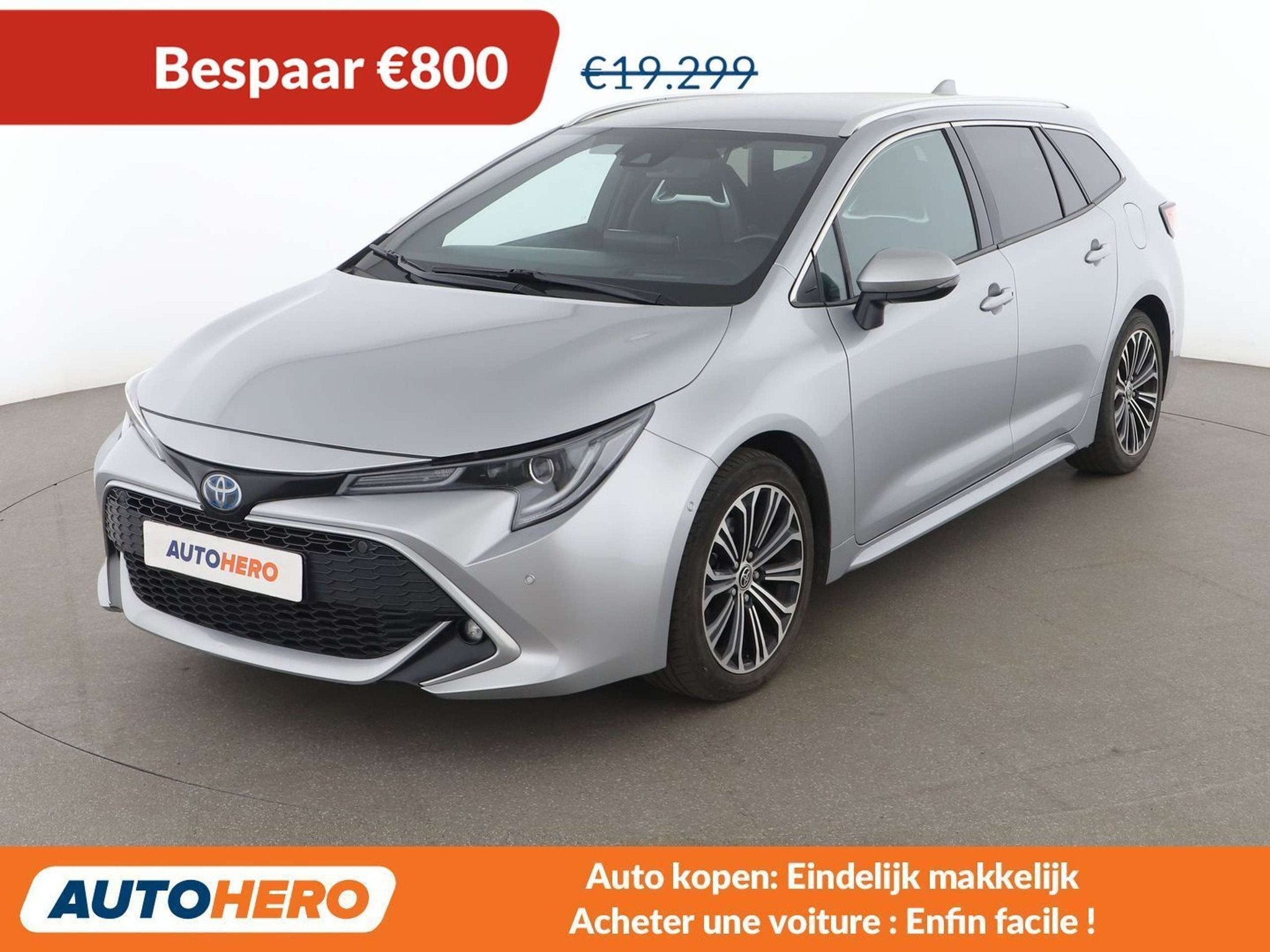 Toyota Corolla 1.8 Hybrid Dynamic (bj 2022, automaat), Auto's, 122 pk, 1290 kg, Corolla, Leder