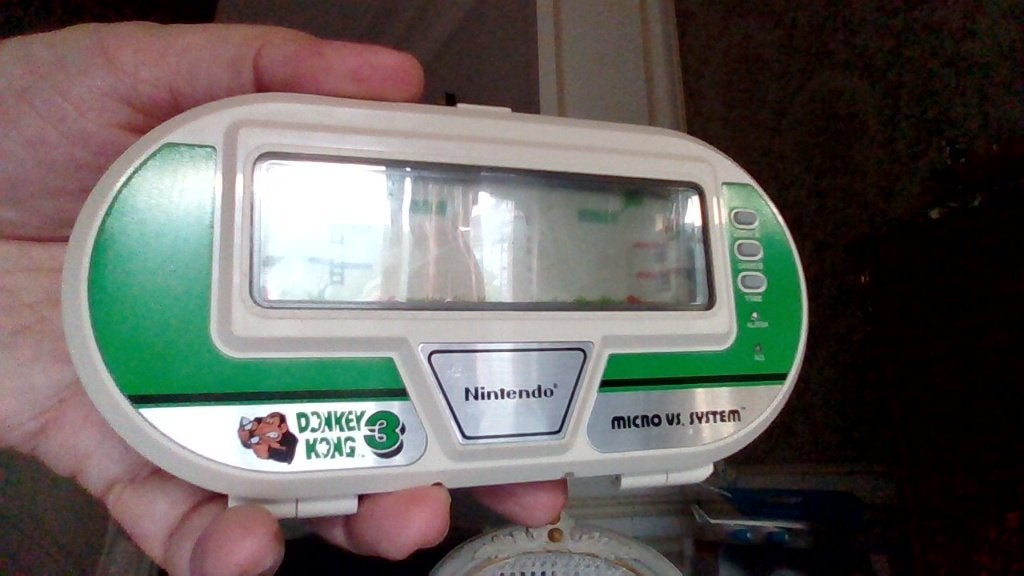 Jeu game watch (Donkey Kong 3 (1984) fonctionne, Enlèvement