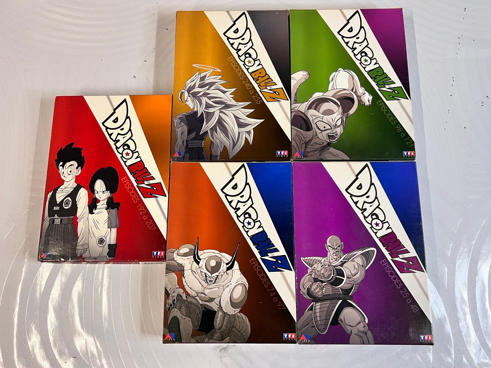 LOT VAN 5 DBZ DRAGONBALL Z COLLECTOR VOOR DVD-BOX, Ophalen of Verzenden