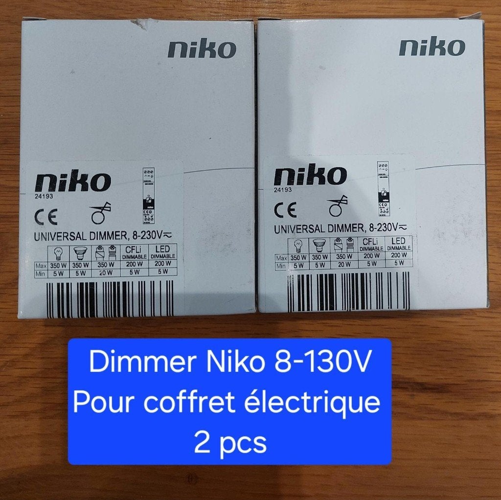 Dimmer universel Niko 330-00700 (8-230V) – NEUF, Enlèvement, Neuf, Autres marques, Interrupteur différentiel