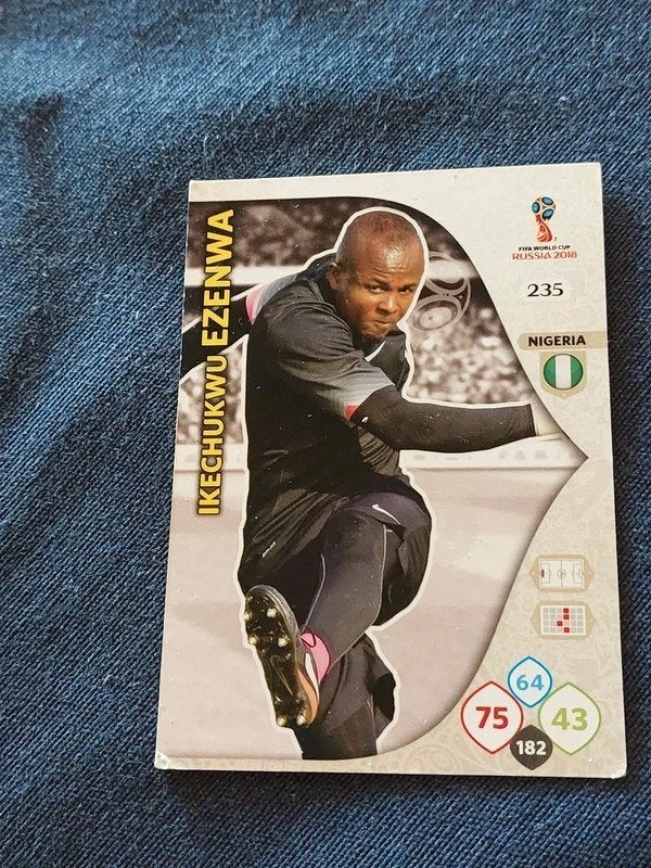 Panini / Voetbalkaart / Ikechukwu Ezenwa / Nigeria / WK 2018, Collections, Enlèvement ou Envoi, Comme neuf, Cartes de joueur