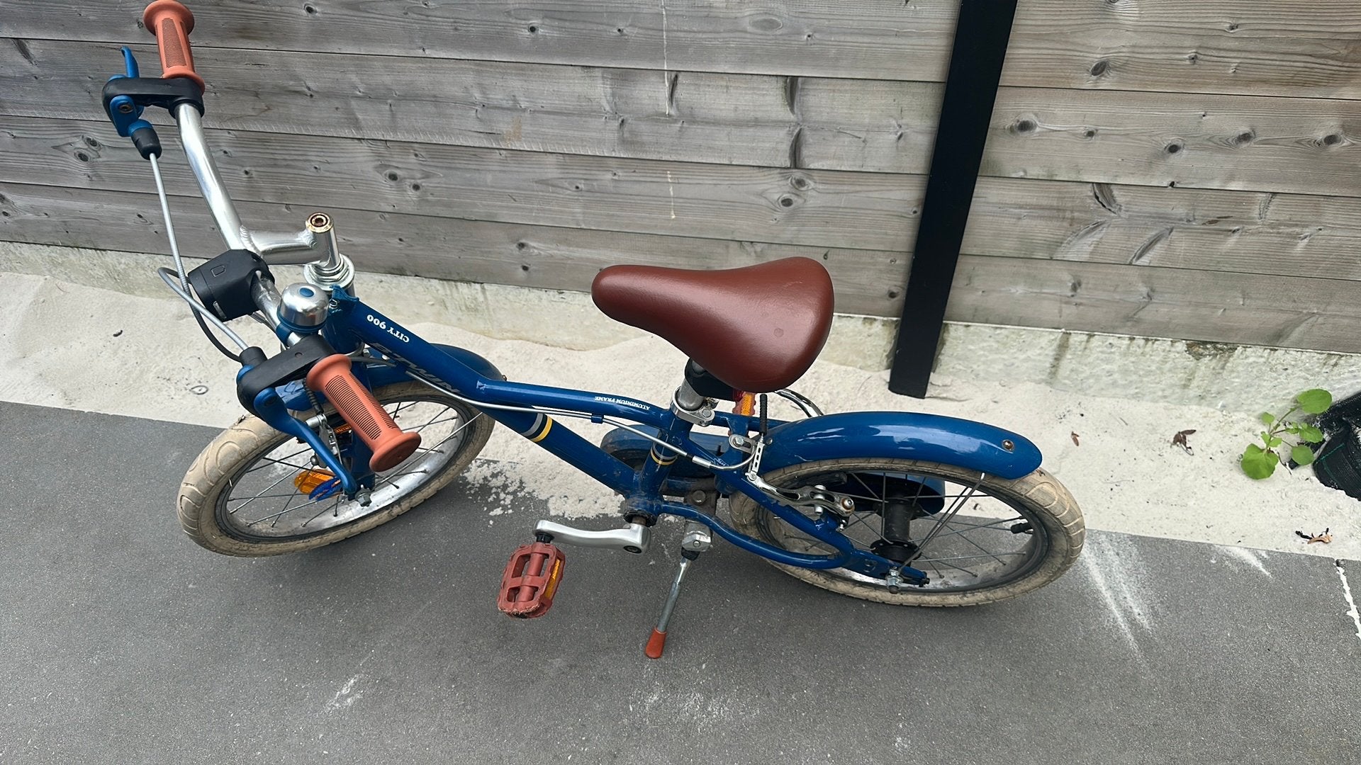 Kinderfiets B-Twin, Vélos & Vélomoteurs, Enlèvement, Utilisé, Frein sur jante, Moins de 16 pouces