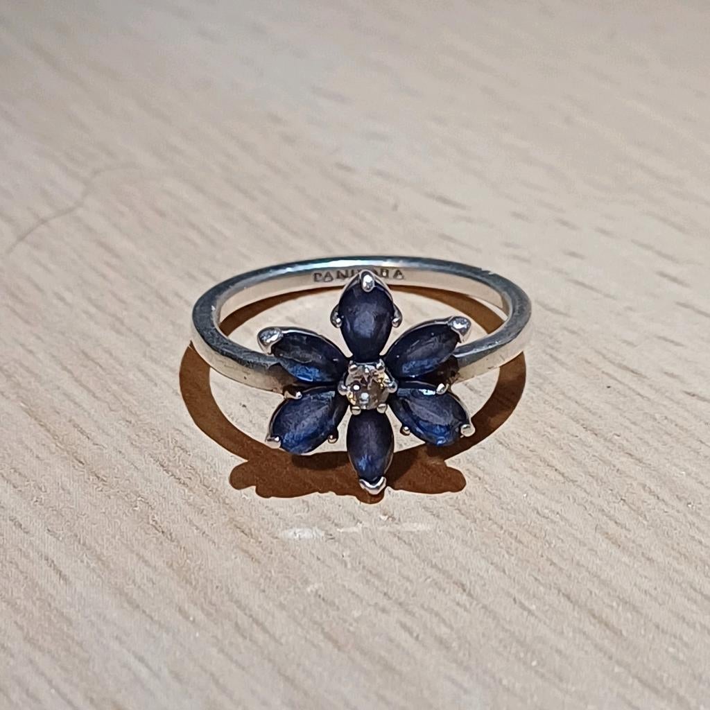 Bague en grappe Pandora Sparkling Herbarium avec boîte d'ori, Enlèvement ou Envoi
