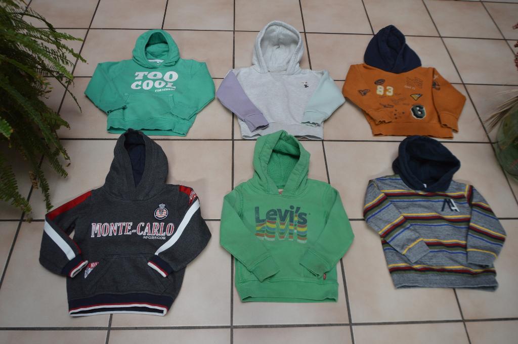 Sweats à capuche garçon T104cm ou 3/4ans Très bon état à 3€!, Garçon, Enlèvement ou Envoi, Pull ou Veste, Comme neuf