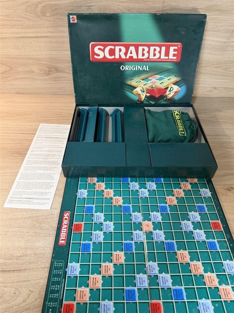 scrabble original elk woord telt - s6816, Hobby en Vrije tijd, Gezelschapsspellen | Bordspellen, Verzenden, Zo goed als nieuw
