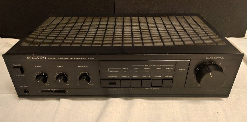 kenwood KA-57 versterker, Overige merken, Gebruikt, Ophalen of Verzenden, Minder dan 60 watt